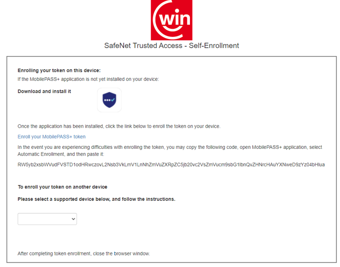 2 Vpn Email Safenet Self Enrollment