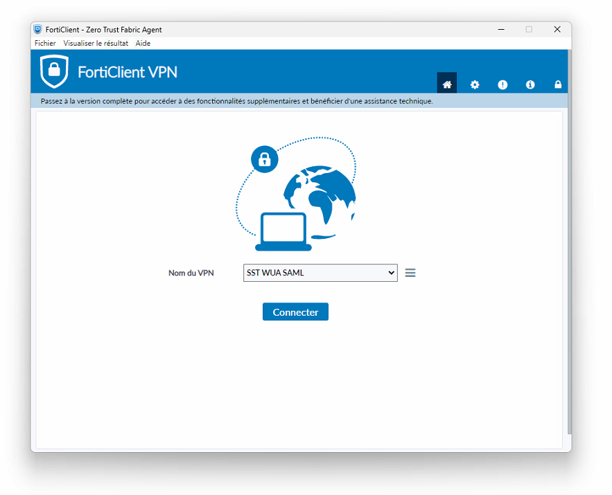 4 Vpn Using Forticlient Step1