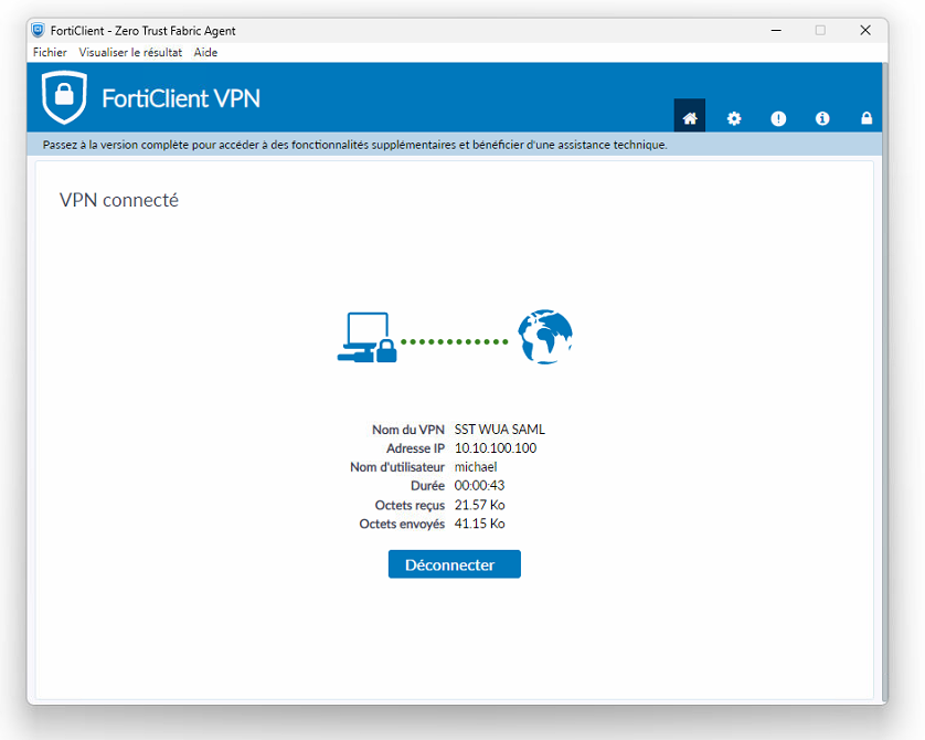 4 Vpn Using Forticlient Step4